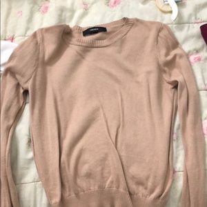 Cream Forever 21 Sweater